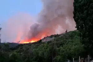 El incendio en el Parque Nacional Los Alerces est fuera de control