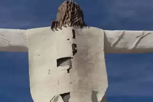 En Medanitos, restaurarn el Cristo de la Fe