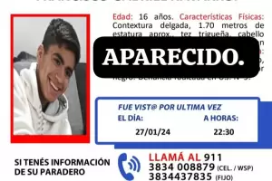 Apareci� Francisco Gabriel Navarro