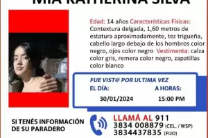 Buscan desesperadamente a Mia Katherina Silva