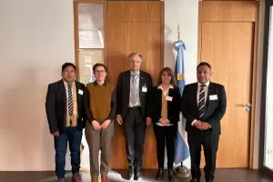 Soria se  reuni con el director del Centro Universitario Argentino-Alemn