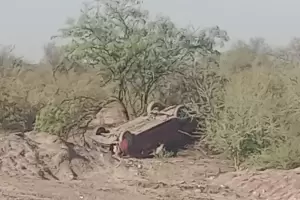 Trgico vuelco en Ruta n 46: muri un conductor por esquivar animales sueltos