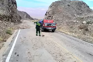 Tras  el alud, habilitaron el acceso a las Termas de Fiambal