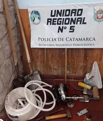 Recuperan elementos Sustrados en Tinogasta