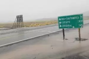 Se cerr temporalmente el paso de San Francisco