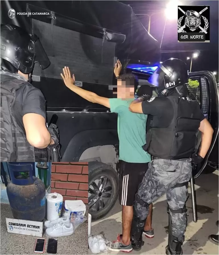 Arrestaron un hombre en el norte de la Capital