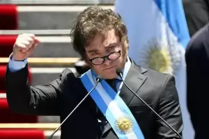 Javier Milei dar su discurso desde un atril en la apertura de sesiones ordinarias
