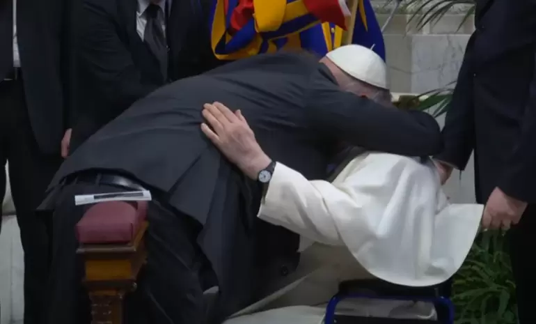 javier milei-papa francisco