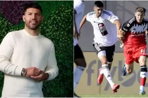 El ocurrente comentario del Kun Agero sobre el partido entre River y Deportivo Riestra