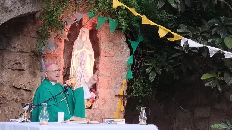 El Obispo dio gracias a Dios por la canonizacin de 
Mama Antula en la celebracin de la Virgen de Lourdes