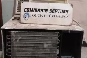 Detuvieron a un joven y secuestraron un aire acondicionado de dudosa procedencia