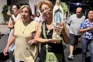 Celebraron a Nuestra Seora de Lourdes en la parroquia Jess Nio