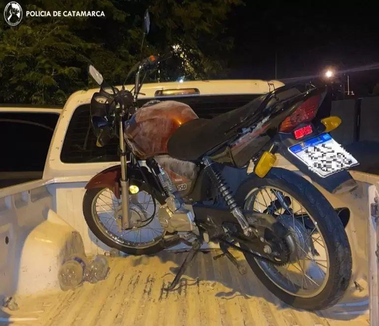 La polica recupero tres motos robadas en el Valle central