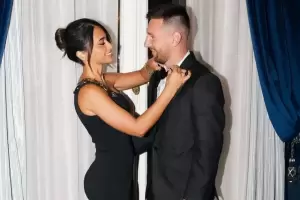 La reaccin de Lionel Messi cuando vio llorar a Antonela Roccuzzo en su da ms especial