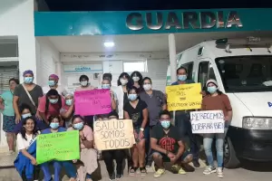 Trabajadores de Salud se manifestaron en el interior provincial por salarios dignos
