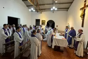 Sacerdotes de la di�cesis participan de la Semana de Formaci�n Pastoral