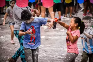 Los Nios participaron de la Chaya en Tinogasta
