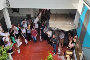 Judiciales se movilizaron en la previa del paro por tiempo indeterminado