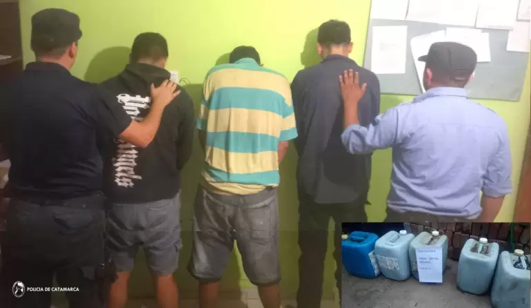 Detuvieron a tres hombres en La Paz