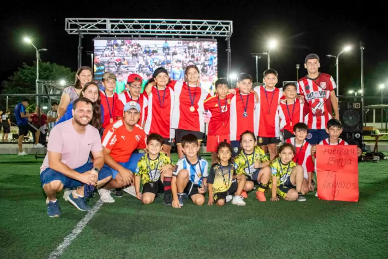 El baby Ftbol de La Merced tiene a sus primeros Campeones