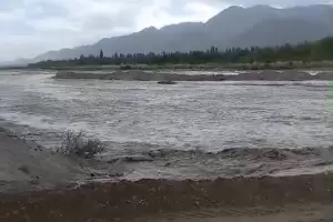 Por la crecida del R�o Santa Mar�a y el R�o La Puntilla piden ser responsables y evitar los cruces