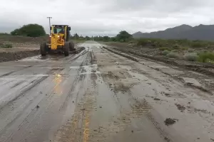 Despejaron los badenes en Ruta Nacional 40, se recomienda transitar con precaucin