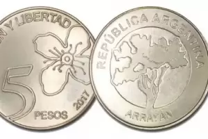 Pagan $800.000 al bienfortunado propietario de esta moneda de 5 pesos