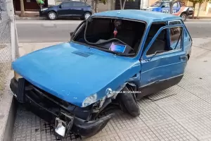 Imprudencia: Manejaba en estado de ebriedad y termin chocando contra una escuela