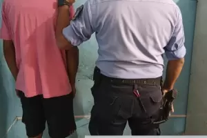Un joven sospechado de cometer un ilcito fue aprehendido