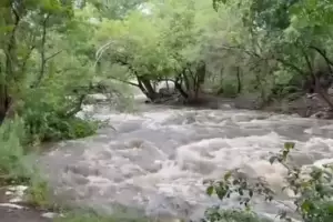 Creci el Ro El Tala y se monitorea el impacto del aumento del caudal