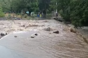 Vialidad Nacional despej los badenes en RN 40, en Santa Mara