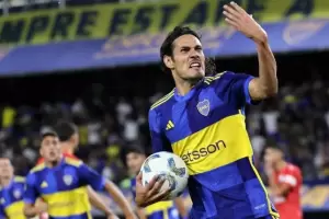 El Kun Agero festej el regreso goleador de Edinson Cavani en Boca con un mensaje en las redes sociales
