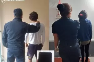 Arrebato: detienen a dos personas y recuperan celular