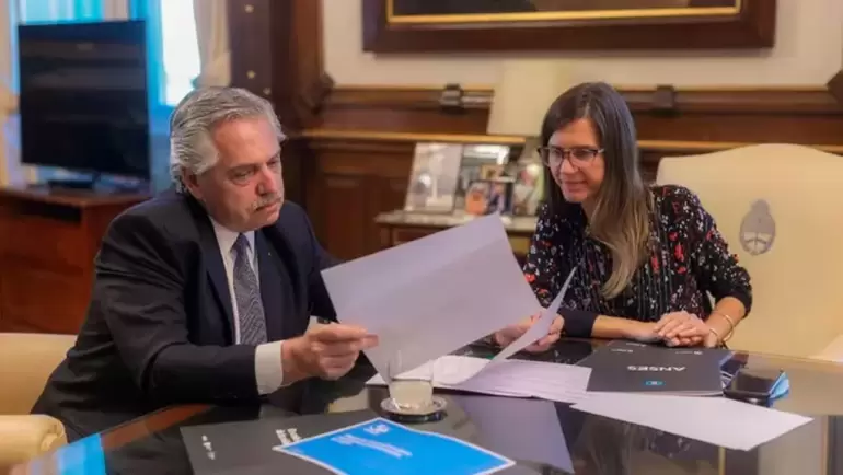 El expresidente, Alberto Fernández