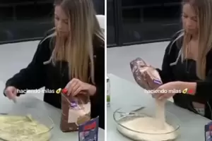 El papeln de Zoe en la cocina de Gran Hermano "Ni Paola Argento se anim a tanto"