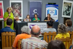 Referentes de Derechos Humanos ofrecieron una charla la Biblioteca Manuel Ponferrada