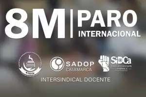 Gremios docentes catamarqueos adhieren al paro del 8M