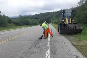 Piden transitar con precaucin por Ruta Nacional 38 por trabajos en calzada