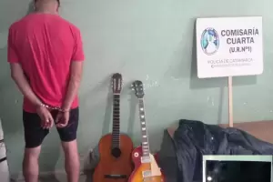 Un joven fue detenido y recuperan elementos sustrados