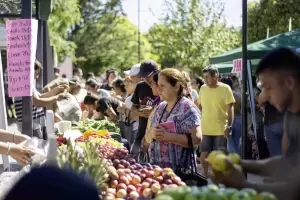 Con gran convocatoria, realizaron la primera jornada del Mercado Social en Pacln