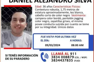 Buscan intensamente a un hombre desaparecido