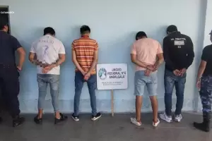 Aprehendieron a cuatro personas por una agresin en patota a la salida de un boliche