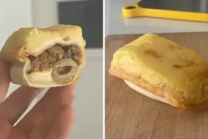 Paso a paso, c�mo se hace la empanada de pastel de papa viral, f�cil y r�pido