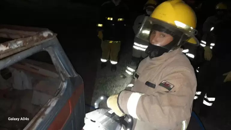 Bomberos Voluntarios Tinogasta completan Capacitacin en "Rescate Vehicular Liviano"
