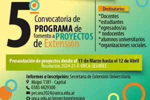 Lanzan programa de fomento de proyectos de Extensin