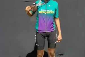 La biker santamariana Indira Ballarini en Deportes con calendario 2024