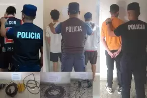 Santa Rosa: recuperan elementos sutrados y arrestan a tres personas