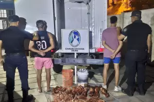 Transportaban rollos de cobre en una cmara frigorfica
