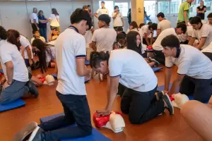 Comenzaron los talleres de Reanimacin Cardiopulmonar en escuelas secundarias