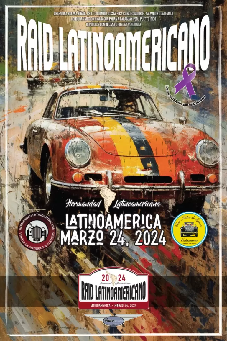 Este domingo el Club Autos de poca de Catamarca se suma al 1er Raid Latinoamericano en lucha contra el Alzheimer